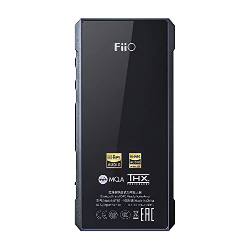 Image of FiiO BTR7 Headphone Amp Bluetooth Receiver High Resolution Portable DAC Supports MQA /LDAC /aptX HD 384K /32Bit DSD256 for Phone /PC /Car /Home Audio(Titanium)