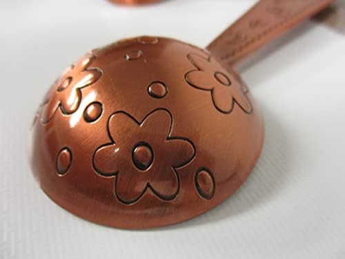 Alaska Forget Me Not Stainless Steel Measuring Spoons (Copper) - Thumbnail 3
