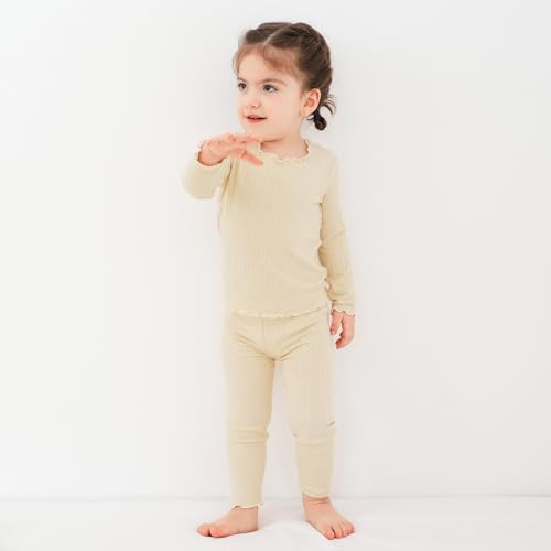 Image of pureborn Baby Pajamas Set Toddler Snug Fit Cotton Sleepwear 2pcs 12M-7Y