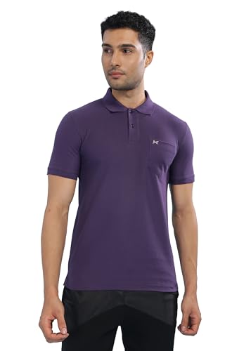 Image of Force NXT Polo Neck T-Shirt for Men Pack of 1 | Regular Fit T-Shirt for Men | Premium Super Combed Rich Cotton Polo Shirt | Men's Ultra Soft Half Sleeve T-Shirt