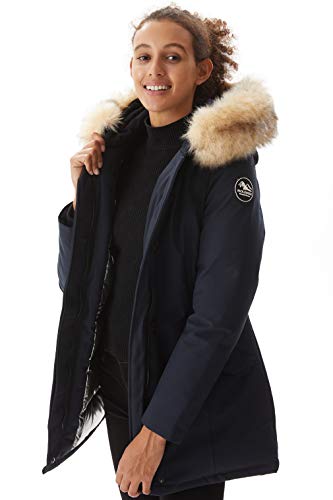 Molemsx Women's Down Jacket Coats Winter Warm Parka With Fur Hood Puffer Jacket Women's Waterproof Ski Jacket Warm Winter Snow Coat Mountain Hooded Snowboarding Jackets For Cold Weather Xxl #TOP2