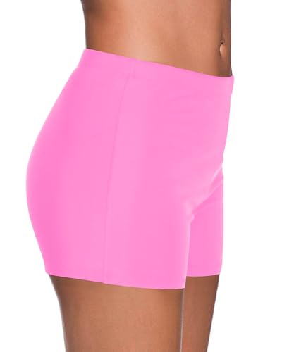 Image of Yonique Womens Swim Shorts Solid Tankini Bottoms Swimsuit Bottoms(Available in Plus)