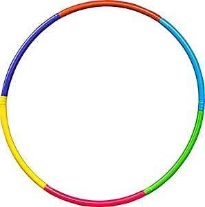 RECCON Hoopa Hulla Ring, Hula Hoop Exercise Ring, Exercise Ring Collapsible Kids Huppa, Hula Ring Exercise Ring for Aerobics, Gymnastic and Weight Loss, Fitness Ring (Multicolor)-image-11