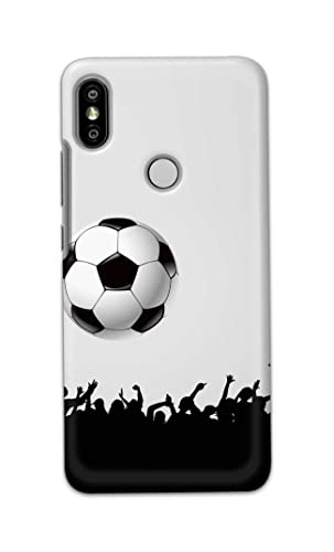Image of Printed Hard Back Cover Case for Mi Redmi Y2 Back Cover (Football Icon) -1302