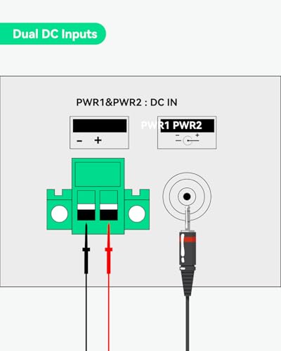 Image of LINOVISION Industrial 8-Port EOC & POE Switch with 4pcs EOC Transmitters, Long Reach PoE Over Coax or UTP Cable, Simplified Wiring, Upgrading Analog System to IP Surveillance System