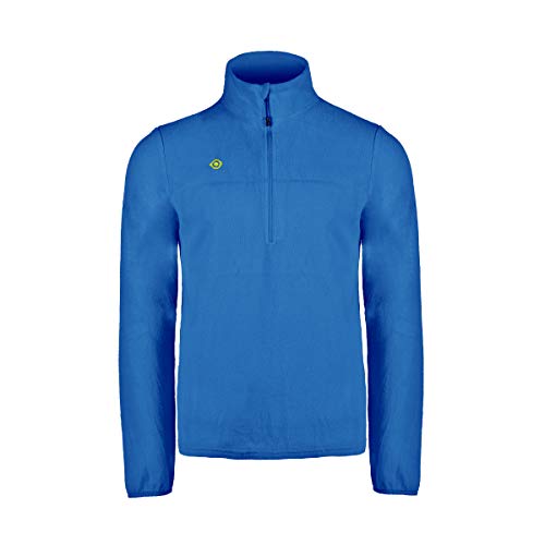 Izas - Forro Polar para Hombre - Chaqueta Polar con Cuello Alto y Cremallera - Forro Polar de Invierno Ligero y de Secado Rápido - Ideal para Actividades al Aire Libre - Sutton Azul Real - XL