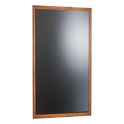 Danieli Store | Pizarra Negra para Rotuladores de Tiza Líquida Easy | Pizarra de Pared en Madera de Haya Maciza | Pizarra para Bares y Restaurantes de Pared. Kit de Fijación Incluido (60x115 cm)