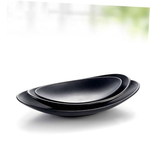 Juego 2 Platos Sushi Melamina Negro miniatura 5
