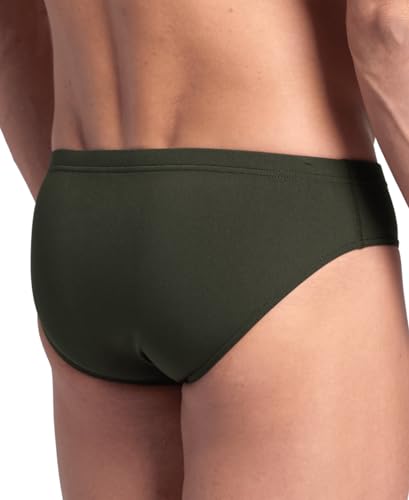 Image of Arena Men's Team Solid Swim Brief MaxLife Athletic Swimwear Professional Swimsuit Bathing Suit