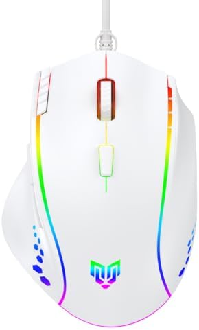 Blueforce Luxor Gaming Gamer Rgb Oyuncu Mouse 12800Dpi Beyaz