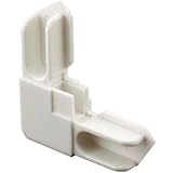 NATIONAL SPECTRUM BRANDS HHI PL 14314 Square Cut Screen Frame Corner, 3/8', White