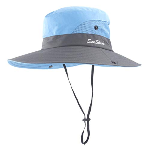 Sombrero tipo bucket unisex con agujero para coleta miniatura 2