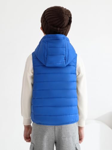 Image of Haloumoning Boys Puffer Vest Kids Sleeveless Zip Up Jackets