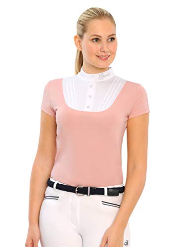 T-shirt d'équitation Tarah rose chemisier sport équestre femme taille XL