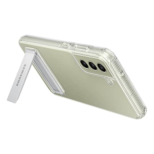Samsung Clear Standing Cover Custodia Trasparente con cavalletto posizionabile per Galaxy S21 FE 5G - 6