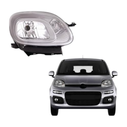 RAEM RICAMBI AUTO Faro Proiettore Anteriore DESTRO PANDA 3 Serie dal 2012 in poi Lato Passeggero - Compatibile, non originale