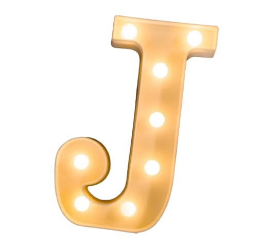 VRB Dec Plastic Night Light Led Marquee Sign-Baby Light-Battery Operated Nursery Lamp, Decorative For Kid's Room/Party/Home/Wall Decor Party And Wall Lamp (Pack Of 1, Jwhite)