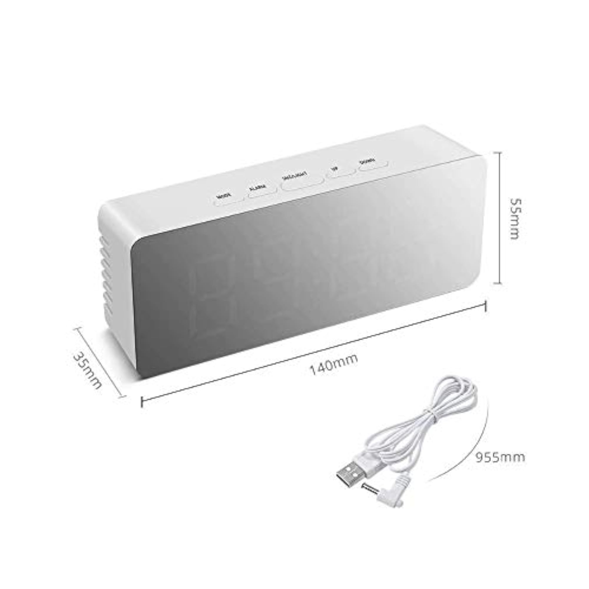 Digital Smart Backlight Alarm Clock with Automatic Sensor