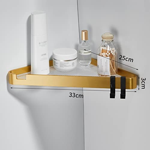 Étagère salle de bain compacte d'angle panier cosmétique mural caddy de douche