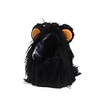 Ropa Mascota Halloween,Cubrecabezas de Halloween para Perros y Gatos,Divertida Capucha con Crin de león Negro,Halloween Disfraz para Perros y Gatos 4 Ropa Mascota Halloween,Cubrecabezas de Halloween para Perros y Gatos,Divertida Capucha con Crin de león Negro,Halloween Disfraz para Perros y Gatos