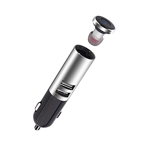 Auricolare Bluetooth auto, Gendax 2-in-1 mini