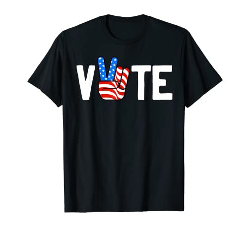 Vote American Peace Sign Pro America Election Day 2020 Regalo Camiseta