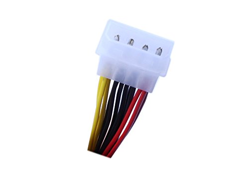 Cable divisor de energía Molex 4 pines 2 unidades miniatura 6