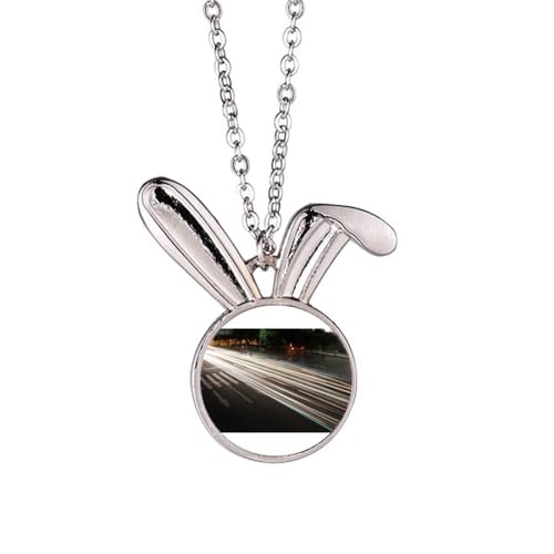 Collier Pendentif Lapin pour Femme au Style Art Deco Elégant