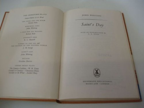 Saint's Day: Play (Hereford Plays) 0435229427 Book Cover