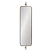 Kate and Laurel Kasota Traditional Slim Panel Wall Mirror, 9 x 36, Antique Gold, Vintage Tall Mirror for Use as Versatile Entryway or Bedroom Wall Decor