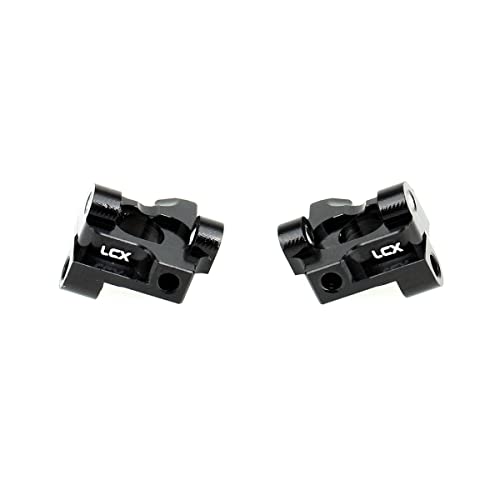 LCX Racing RC Car CNC Machined Aluminum Front Caster Block 0 Degree L/R for LOSI 1/16 Mini-B Buggy 1/18 Mini-T 2.0 Stadium Truck, Upgrades Parts Accessories