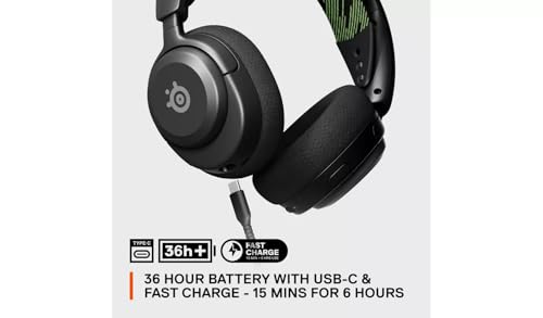 Image of SteelSeries Arctis Nova 4X Wireless - Multi-Platform Gaming Headset - 2.4GHz High-Speed Wireless - 2 Hour Battery Life - USB-C - ClearCast Gen 2 Microphone - Xbox Series X|S, PC, PS5, Switch