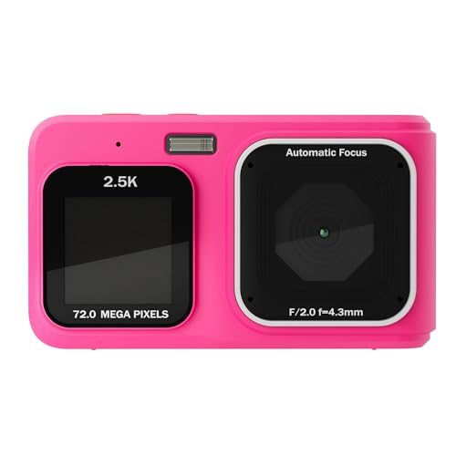 Appareil photo numérique HD 2,5K EasyByMall XJ02 avec zoom 16x et écran avant de 2,4"