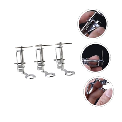 Set de 3 Pies de Máquina de Coser Multifuncional de Metal miniatura 7