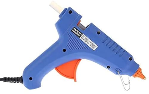 Abbasali 60W Professional Industrial Electric Hot Melt Glue Gun with 20pcs Glue Sticks Heating Craft Repair Tool