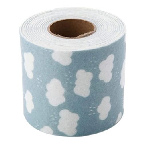 Cinta de sellado para inodoros | Protector de bordes de suelo o pared con dibujos animados, resistente al agua, para borde de bañera, inodoro, encimera, cocina, etc