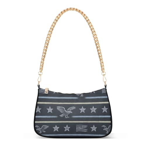 Tiza pizarrón a rayas papel pintado moderno cadena pequeña bolso cruzado bolso de mano para mujer para viajar