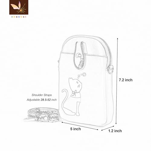 Cell Phone Purse,Small Crossbody Bag for Women,Cute Leather Handbag with Adjustable Strap for Travel Work Daily2