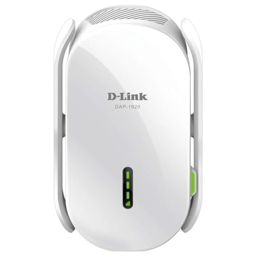 D-Link WiFi Range Extender, AC2000 Mesh Plug In Wall Signal Booster, Cover up to 2600 sq.ft. Dual Band Wireless Repeater Access Point for Smart Home (DAP-1820-US)