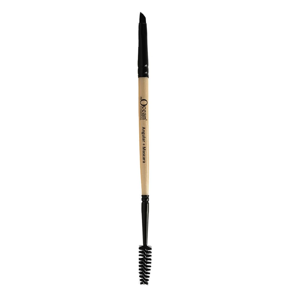 2-in-1 Angular & Mascara Brush – Dual-Ended Eyebrow, Eyeliner & Lash Grooming Tool with Spoolie & Angled Brush for Brows, Winged Lines & Definition-image-26