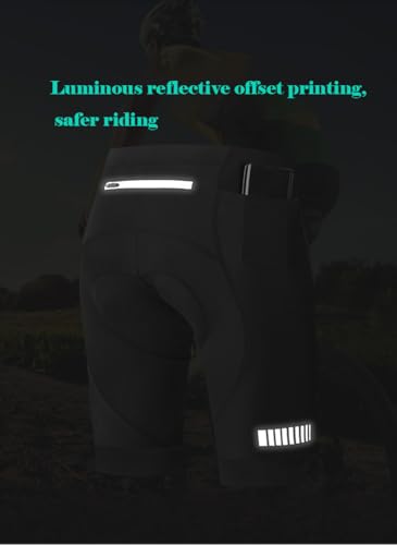 Amor est vitae essentia Riding Pants Cycling Short Bike Biking Clothes Cycle Wear Tights Half-Pants with 3D Padded XXL-XXXL