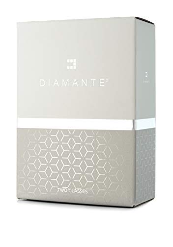 DIAMANTE Paire de flûtes à champagne Iceberg en cristal au plomb 24 %