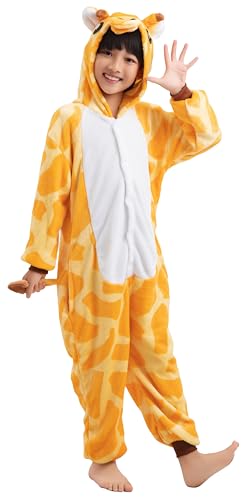 corimori Giraffen-Kostüm Kinder Tierkostüme Onesie Karneval Fasching Jungen Mädchen 14 Giraffe 128-134