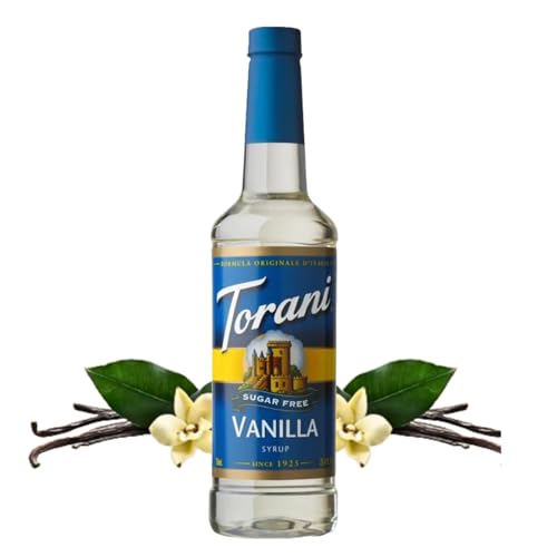 Torani Sugar Free Syrup, Vanilla, 25.4 Ounce