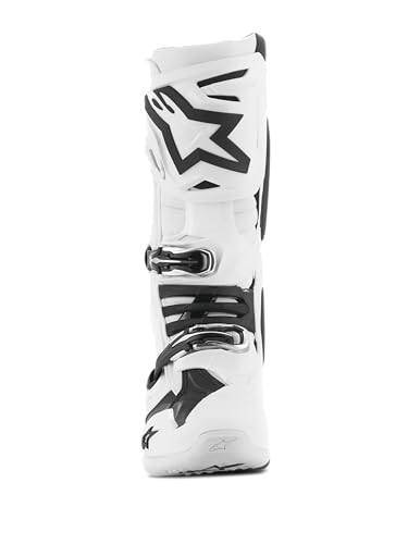 Image of Alpinestars Tech 10 Boots, High-Performance Motocross Boots, CE-Certified, 14, White