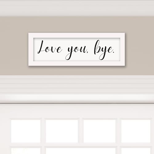 Living Room Wall Decor, Love You Bye Sign Above Door Boho Wall Decor,...