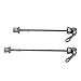 Quick Release Skewers, Front & Rear, Pack of 2, for Mountain Biking, Road Biking, City Cycling, and Long-Distance Travel