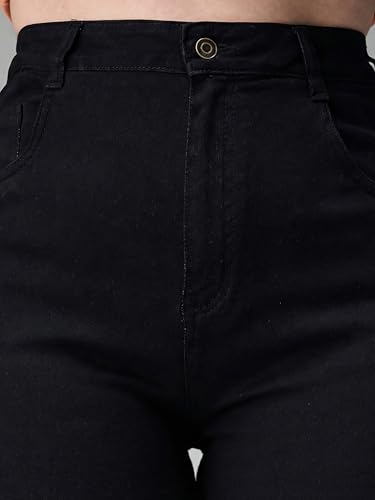 Image of Miss Chase A+ Women's Bootcut High Rise Regular Length Stretchable Denim Jeans
