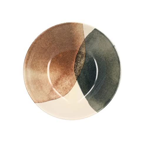 NOVASTYL MA MAISON MES ENVIES LOT 6 Assiettes Creuses Gaia 20CM en GRÈS