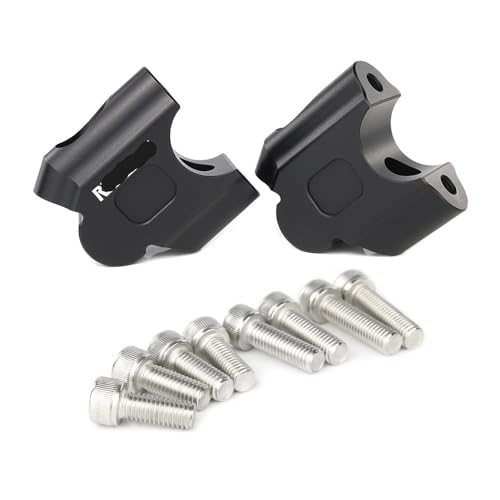Pontet Réhausseur Guidon Himalayan 450 Aluminium CNC Noir Robuste